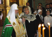 Церемония перезахоронения императрицы Марии Федоровны в Петропавловском соборе