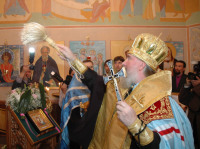Освящение храма на Казанском вокзале