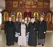 Делегация Русской Зарубежной Церкви посетила храм святой великомученицы Екатерины