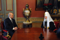 Святейший Патриарх Кирилл встретился с Президентом Белоруссии Александром Лукашенко