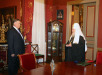 Встреча Святейшего Патриарха Алексия с главой ОАО &laquo;РЖД&raquo; В. Якуниным