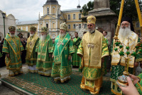 Предстоятели Русской и Кипрской Православных Церквей совершили праздничное богослужение в Троице-Сергиевой Лавре