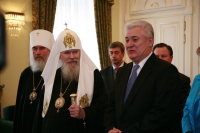 Состоялась встреча Святейшего Патриарха Алексия с президентом Молдовы В.Н. Ворониным