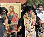 Святые мощи апостола и евангелиста Луки доставлены в Элисту
