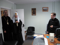 Святейший Патриарх Кирилл посетил редакцию портала «Патриархия.ru»