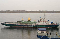 Корабль-храм 'Святой Владимир' совершит миссионерское плавание из Волгограда в Казань