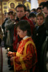 Праздничное богослужение в храме на Бутовском полигоне в день Собора Новомучеников и исповедников Российских