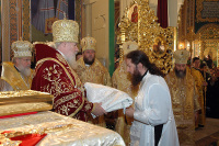 Святейший Патриарх Алексий совершил Божественную литургию в кафедральном соборе Кишинева и рукоположил архимандрита Петра (Мустяцэ) во епископа Ниспоренского