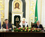Святейший Патриарх Кирилл возглавил 4-е годовое собрание Попечительского совета Троице-Сергиевой лавры и Московской духовной академии