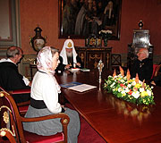 Встреча Святейшего Патриарха Кирилла с руководством Фрибургского университета и Института Восточных Церквей в Регенсбурге