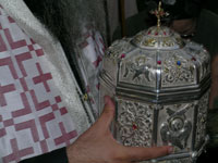 В Москву доставлены мощи св. мучеников Киприана и Иустины