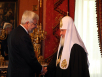 Встреча Святейшего Патриарха Кирилла с Послом Франции в России Жаном де Глиниасти