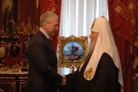 Состоялась встреча Святейшего Патриарха Алексия с Председателем Госдумы РФ Борисом Грызловым