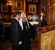 Святейший Патриарх Алексий встретился с главой Администрации Президента РФ С.Е. Нарышкиным