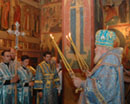 Патриаршее богослужение в Ризоположенском соборе Московского Кремля