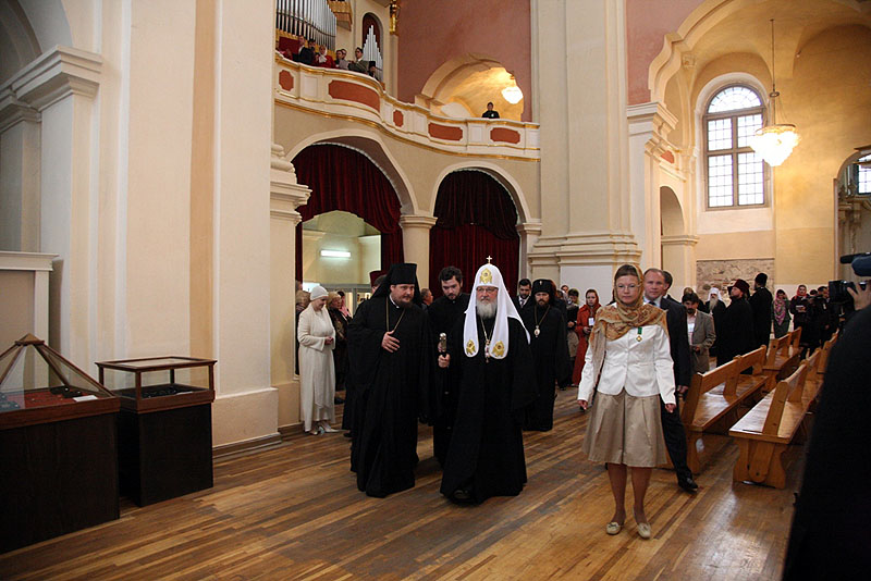 Патриарший визит в Белоруссию. День третий. Посещение Софийского собора в Полоцке.