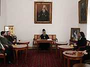 Митрополит Амфилохий (Сербская Православная Церковь) встретился с членами Комиссии по исследованию и собиранию сербских рукописей