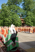Предстоятель Русской Православной Церкви совершил богослужение на Бутовском полигоне