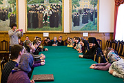 Санкт-Петербургскую православную духовную академию посетили представители московской православной молодежной организации 'Маронцы'