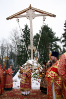 В день Собора Новомучеников и исповедников Российских в храме на Бутовском полигоне состоялось праздничное богослужение