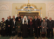 Святейший Патриарх Алексий встретился с членами Правления Форума славянских культур