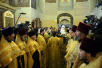 Молебен избранного Патриархом Московским и всея Руси митрополита Кирилла в Донском монастыре