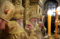 Святейший Патриарх Алексий совершил молебен по случаю наступления Нового года