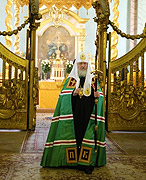 Слово Святейшего Патриарха Кирилла за Божественной литургией в Петропавловском соборе Санкт-Петербурга