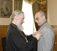 Митрополит Климент вручил церковный орден генеральному директору Российской государственной библиотеки