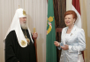 Встреча Святейшего Патриарха с президентом Латвии