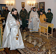 Состоялся чин освящения колоколов для храма в Ханкале (Чеченская Республика)