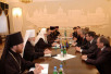 Встреча Святейшего Патриарха Алексия с Председателем Парламентской Ассамблеи Совета Европы Рене ван дер Линденом