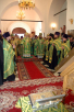 Посещение Святейшим Патриархом Никольского женского монастыря в Переславле-Залесском (1.08.2005)