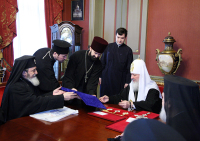 Святейший Патриарх Кирилл принял делегацию Румынской Православной Церкви