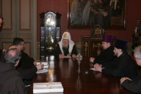Святейший Патриарх Алексий принял делегацию ордена францисканцев