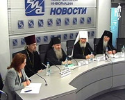 В РИА 'Новости' состоялась пресс-конференция, посвященная открытию Архиерейского Собора