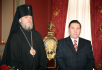 Встреча Святейшего Патриарха Кирилла с губернатором Курской области Александром Михайловым