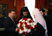 Встреча Святейшего Патриарха Кирилла с губернатором Курской области Александром Михайловым