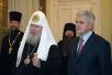 Встреча Святейшего Патриарха Алексия с Председателем Верховной Рады Украины В.М. Литвиным