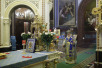 Молебен перед Курской Коренной иконой в Храме Христа Спасителя