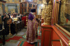 Патриаршее служение в день праздника иконы Божией Матери «Благодатное Небо» в Архангельском соборе Кремля