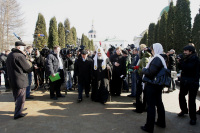 Святейший Патриарх Кирилл ответил на вопросы журналистов в Свято-Даниловом монастыре