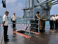 Представитель Патриарха Московского и всея Руси при Патриархе Антиохийском посетил ремонтую базу военно-морского флота РФ