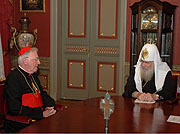 Святейший Патриарх Алексий встретился с председателем Конференции католических епископов Великобритании