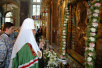 Божественная литургия в храме в честь Тихвинской иконы Божией матери в Алексеевском