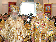 Митрополит Лавр, Первоиерарх Русской Зарубежной Церкви, совершил богослужения в Киево-Печерской лавре