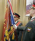 Архиепископ Нижегородский и Арзамасский Георгий освятил знамя Волго-Вятского управления внутренних дел на транспорте