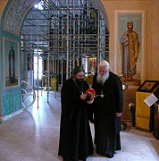Епископ Женевский Михаил (РПЦЗ) посетил храм св. вмц. Екатерины на Всполье