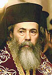 В день Тезоименитства Святейшего Патриарха Алексия Русскую Духовную Миссию в Иерусалиме посетил Патриарх Иерусалимский Феофил III