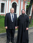 Генеральный Консул США в Екатеринбурге посетил столичный храм св. вмц. Екатерины на Всполье